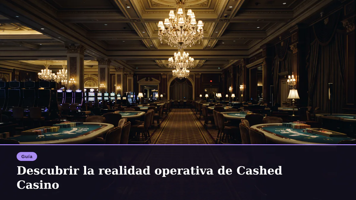 Descubrir la realidad operativa de Cashed Casino