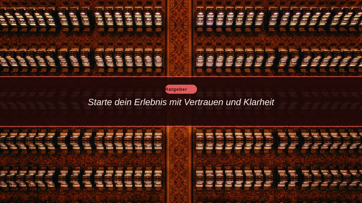 Starte dein Erlebnis mit Vertrauen und Klarheit