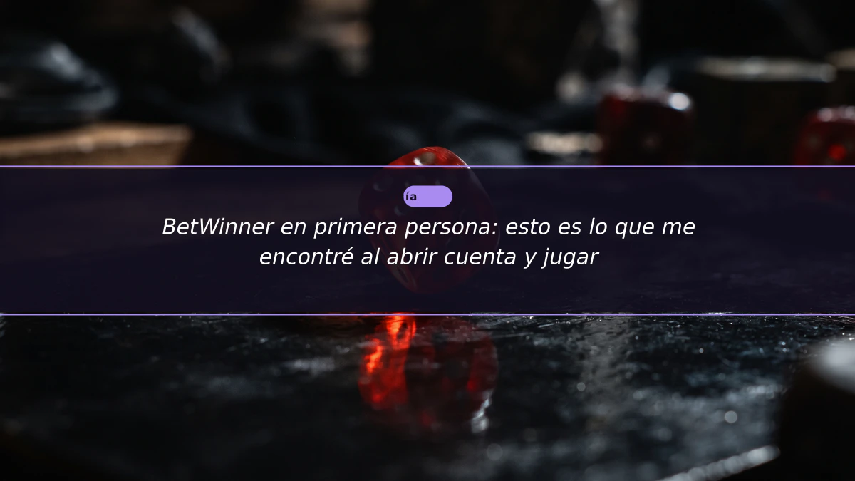 BetWinner en primera persona: esto es lo que me encontré al abrir cuenta y jugar
