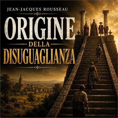 Jean-Jacques Rousseau - Origine della disuguaglianza꞉ Discorso sull'origine e i fondamenti della disuguaglianza tra gli uomini (2026) (mp3 - 128 kbps)