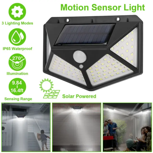 solar motion light outdoor