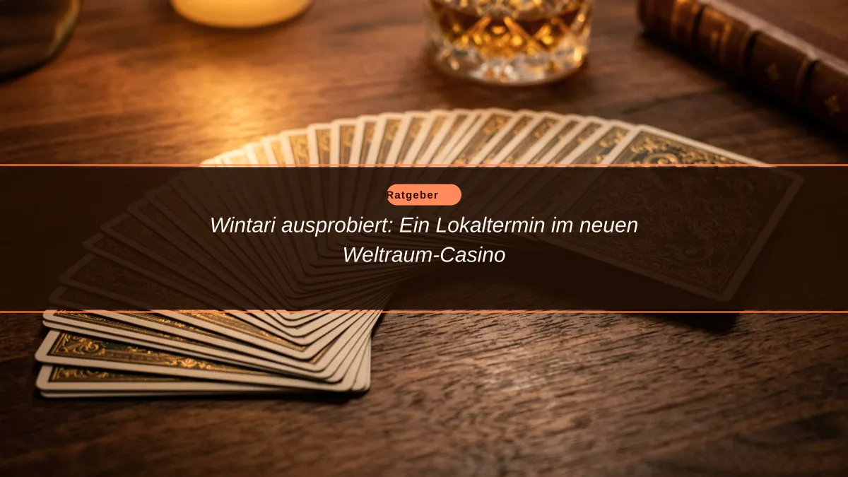Wintari ausprobiert: Ein Lokaltermin im neuen Weltraum-Casino
