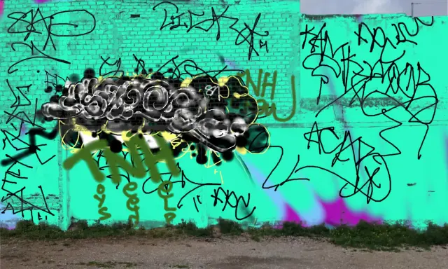 Graffiti artwork by Sumoe