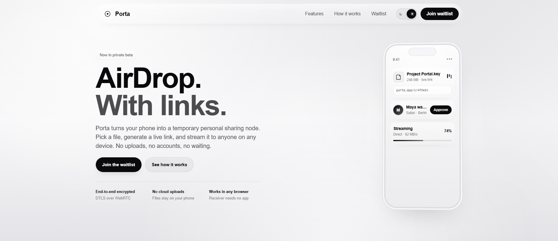 Forensic screenshot of porta.lol showing the phishing page layout