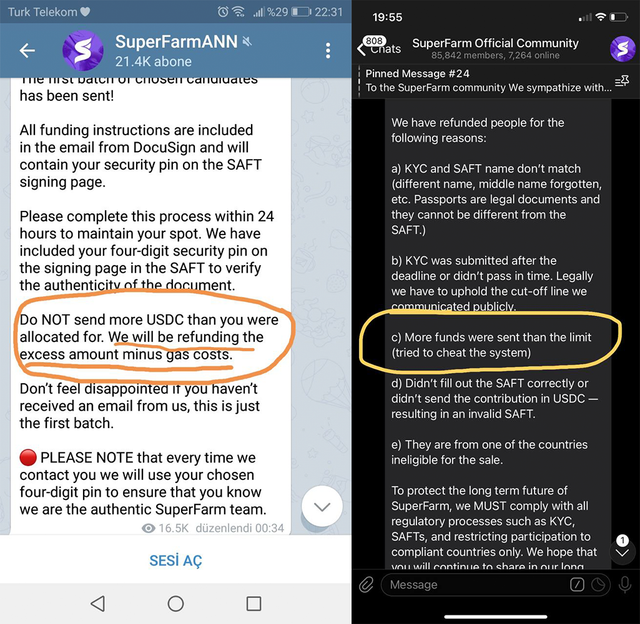 SuperFarm changed rules