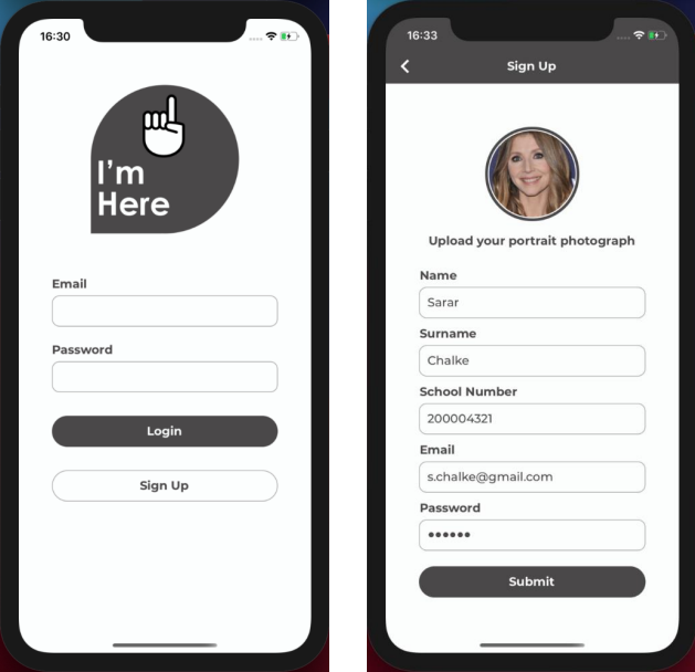 Authentication Screens