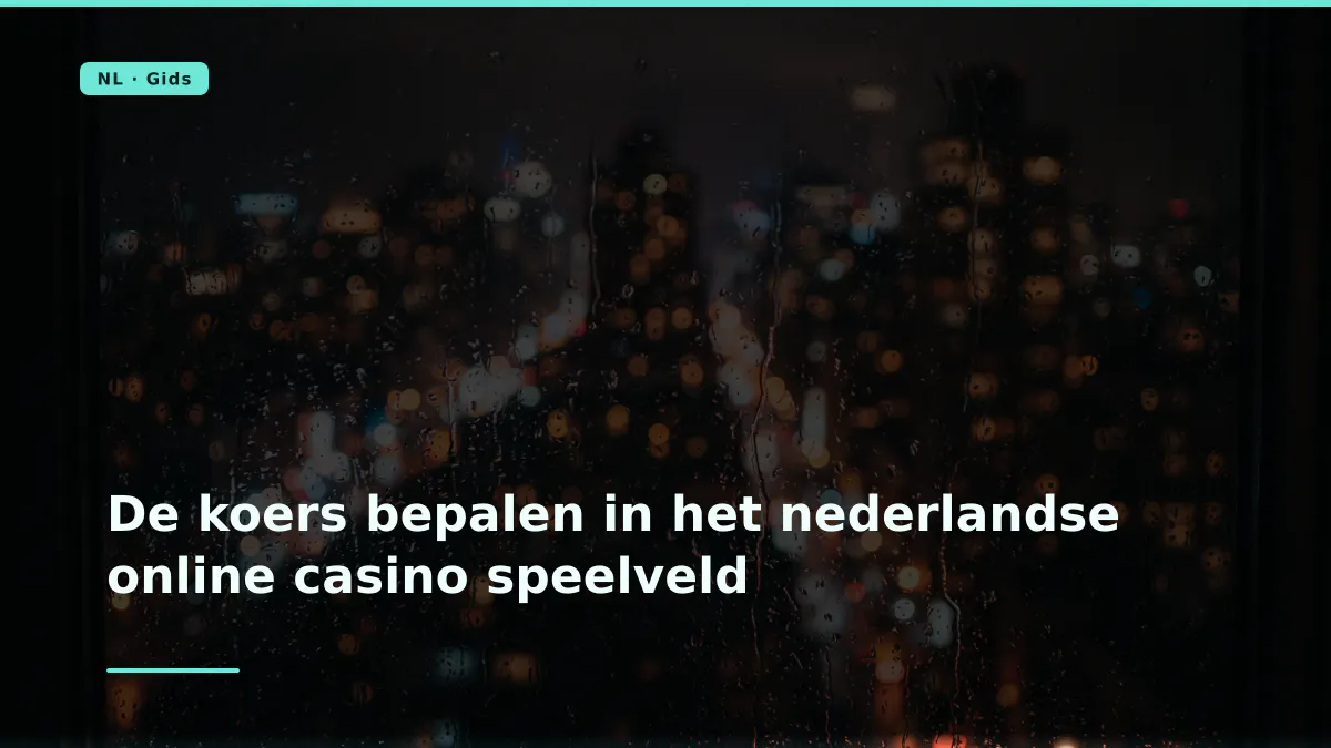 De koers bepalen in het nederlandse online casino speelveld
