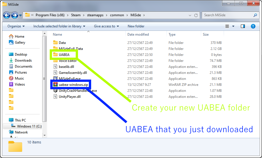 Setting up UABEA Setting up UABEA