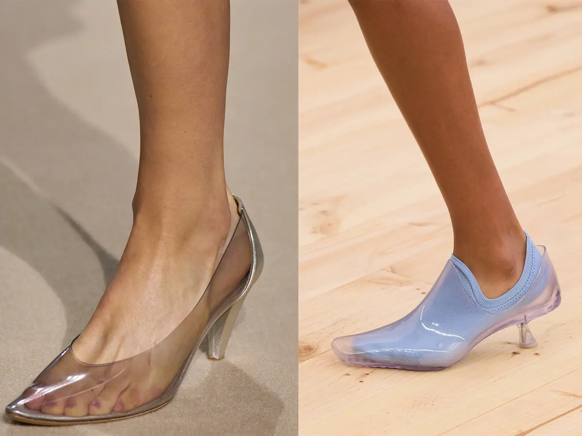The Summer of Transparent Footwear