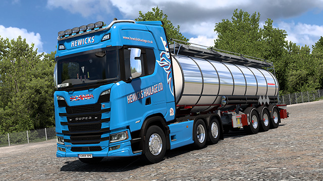 Hewicks Haulage - Scania S & Kässbohrer STC