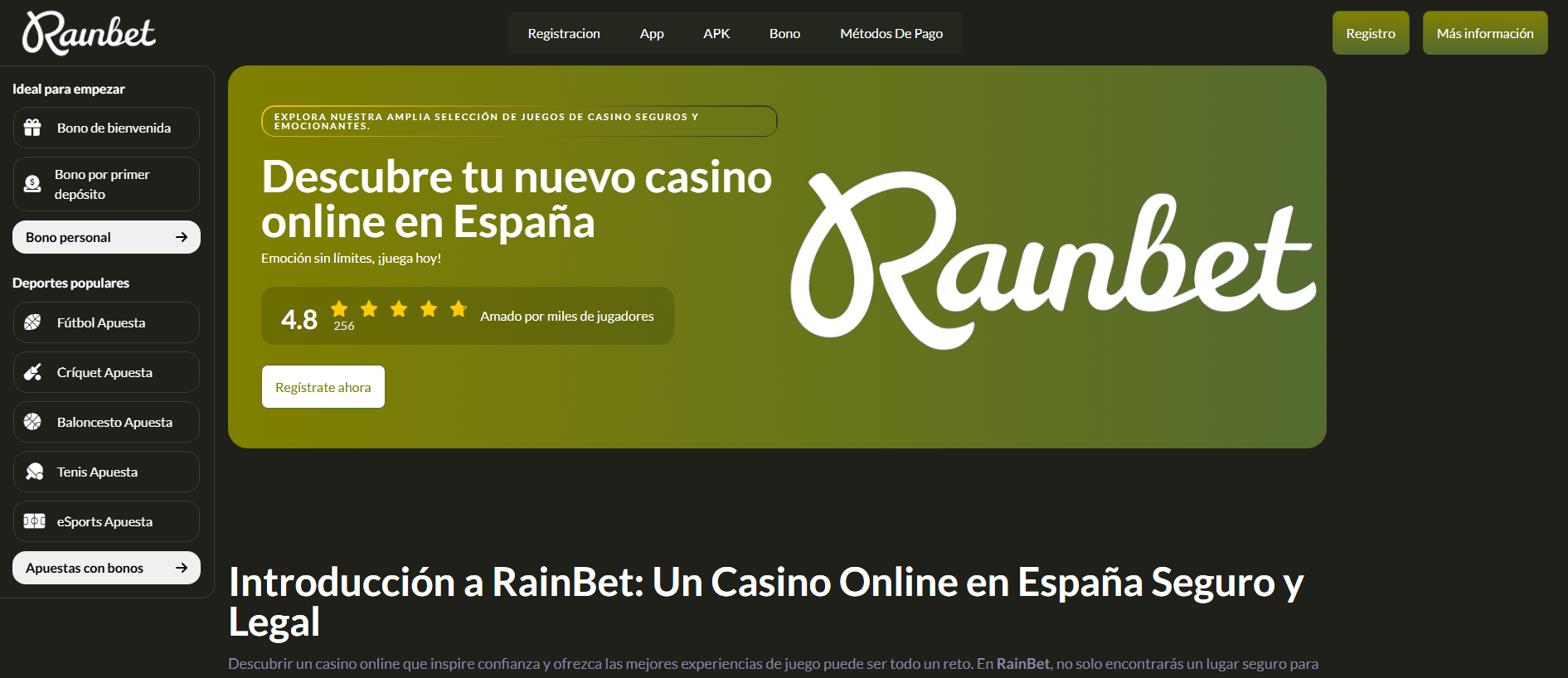 Stored capture of rain-bet-online-casino.com