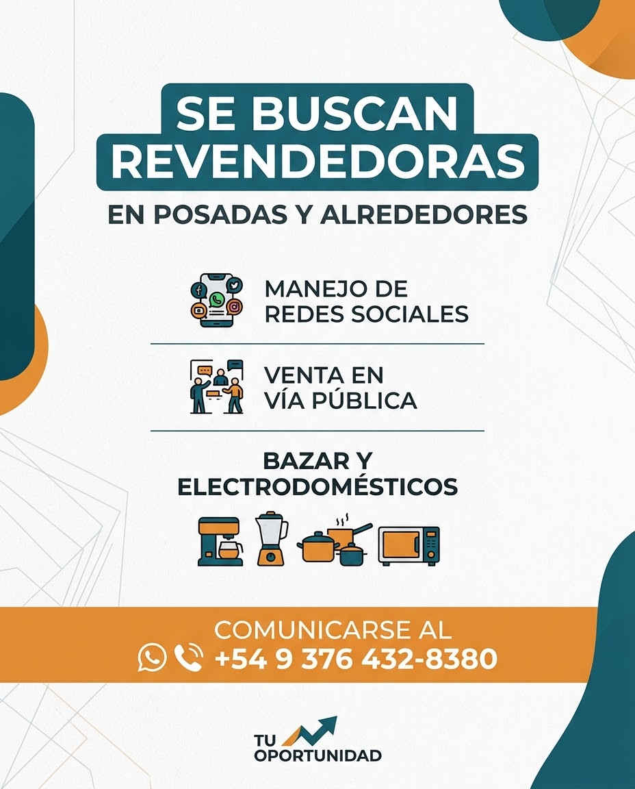 Se Buscan Re Vendedoras / es en Posadas