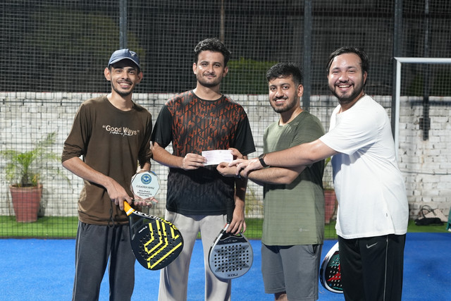 Closing ceremony at Elite Courts Padel Tournament