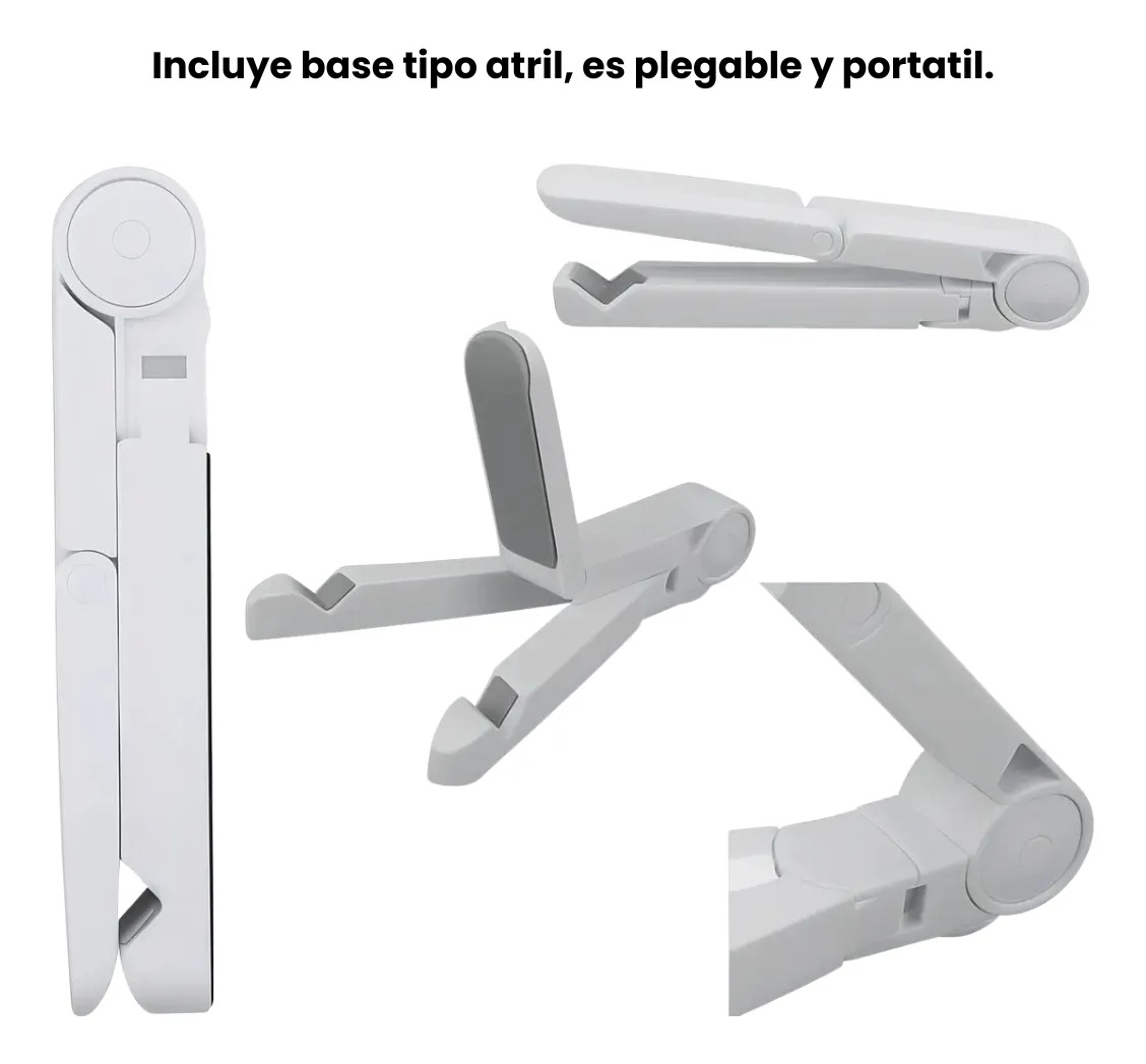 Atril plegable y port&aacute;til incluido con la pizarra m&aacute;gica LED
