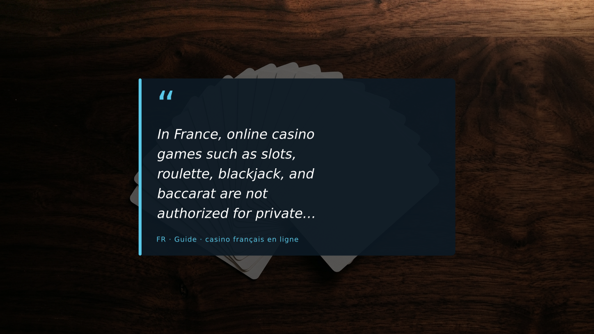Casino français en ligne : le cadre réel pour jouer depuis la France Casino français en ligne : le cadre réel pour jouer depuis la France