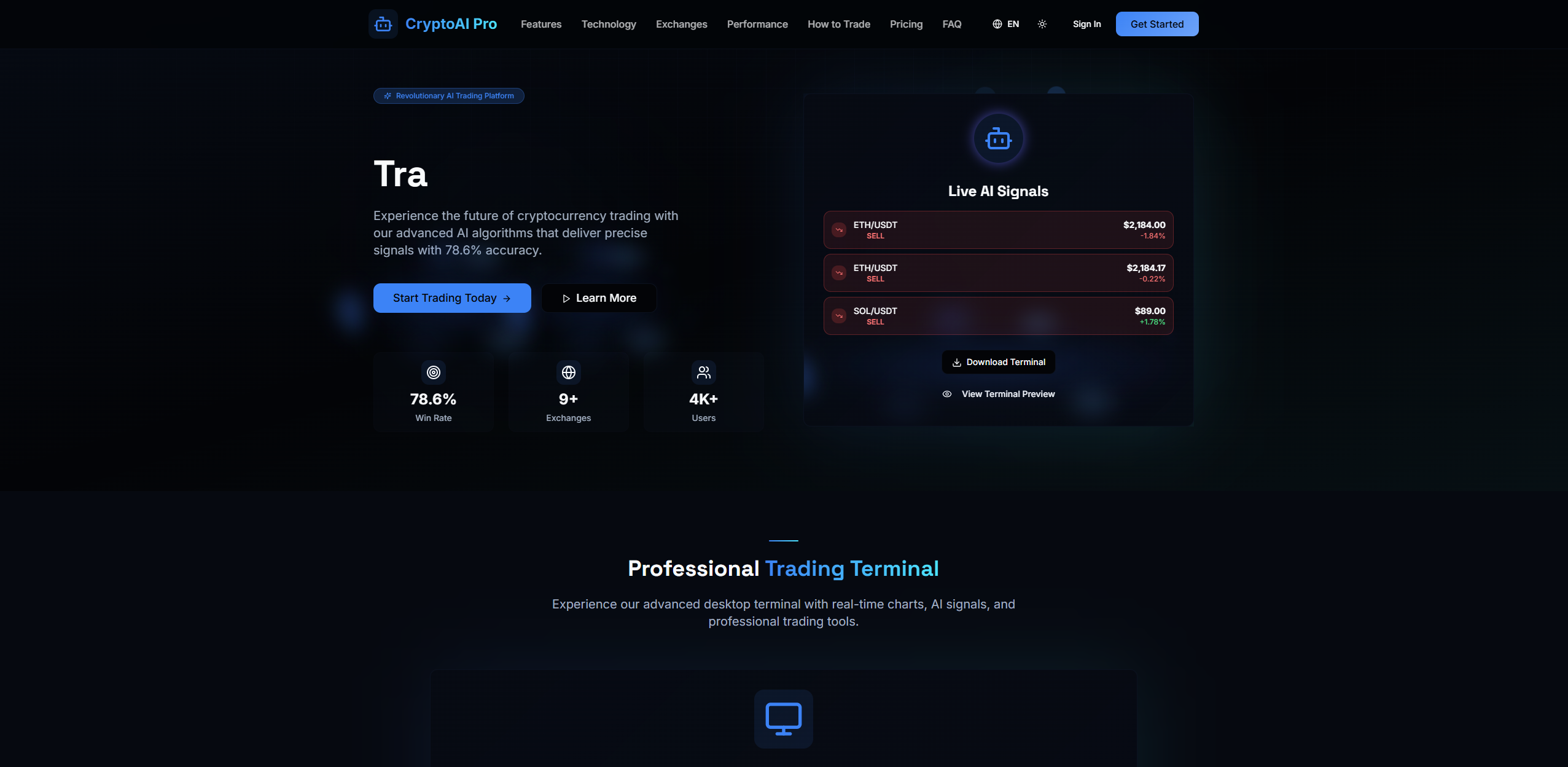 Stored capture of crypto-ai-terminal.online