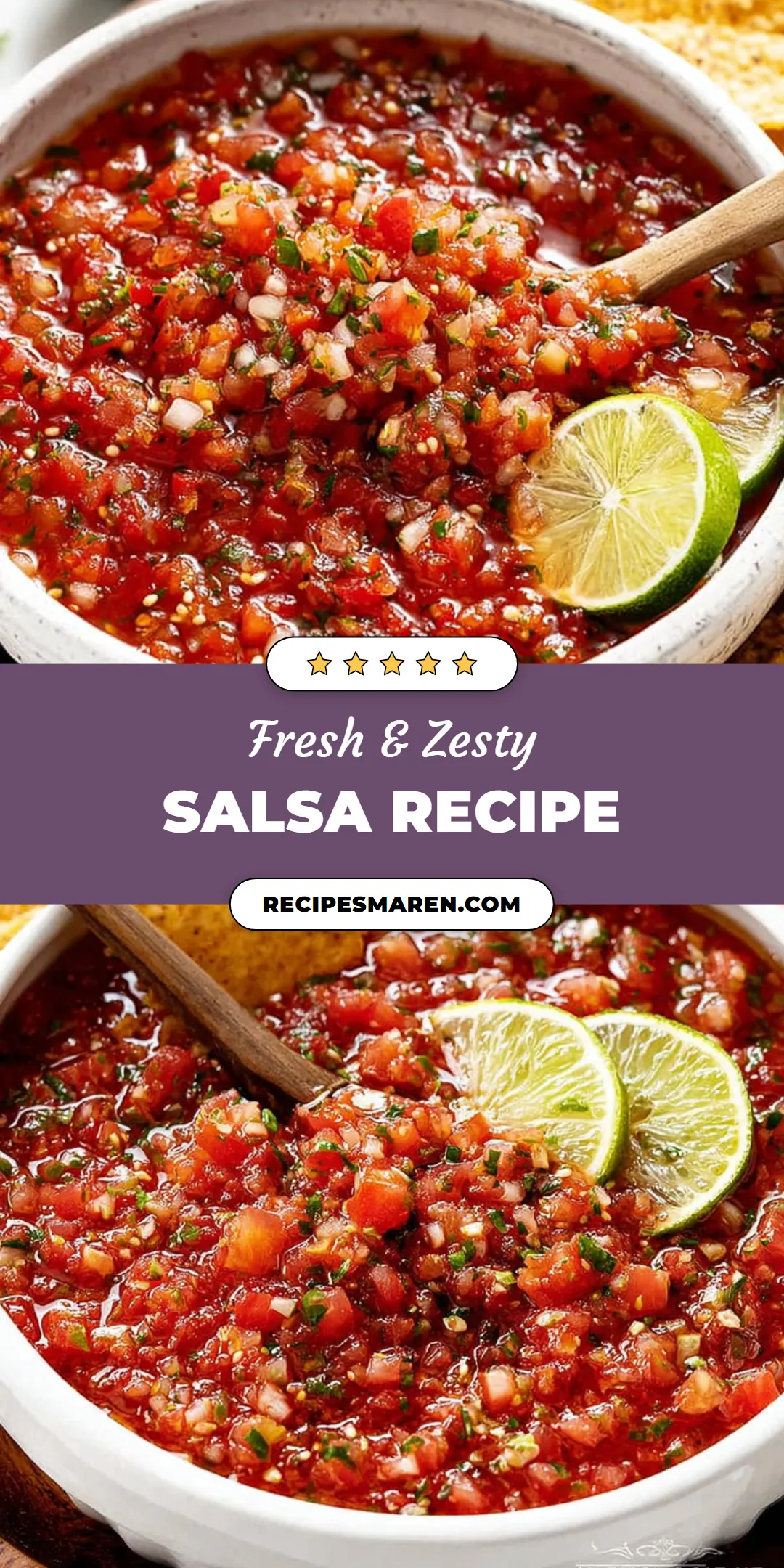 This fresh zesty salsa recipe is a must-try for anyone looking to elevate their snack game. Made with ripe tomatoes, onions, cilantro, and a hint of lime, it brings a burst of flavor to your chips and tacos. Plus, with 10 delicious variations including fruity, spicy, and smoky options, you'll never get bored. Whether you're hosting a party or just craving a tasty dip, this homemade salsa is quick and easy to whip up. Click for the full recipe.