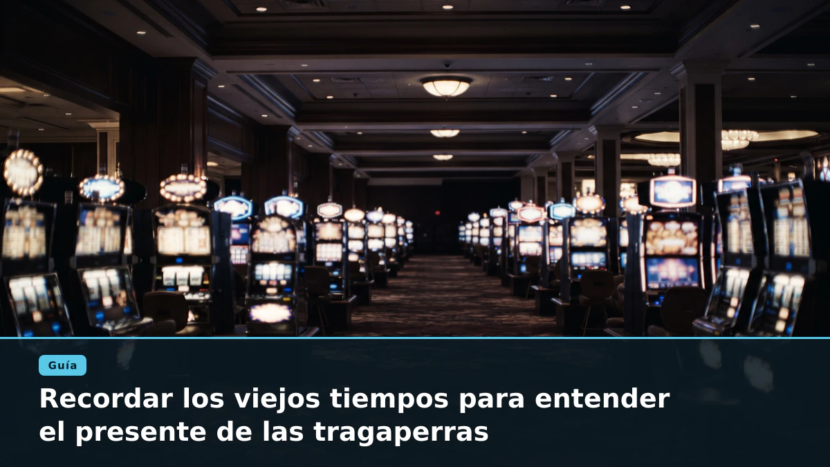 Recordar los viejos tiempos para entender el presente de las tragaperras