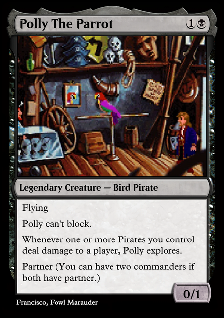 a Polly the Parrot
