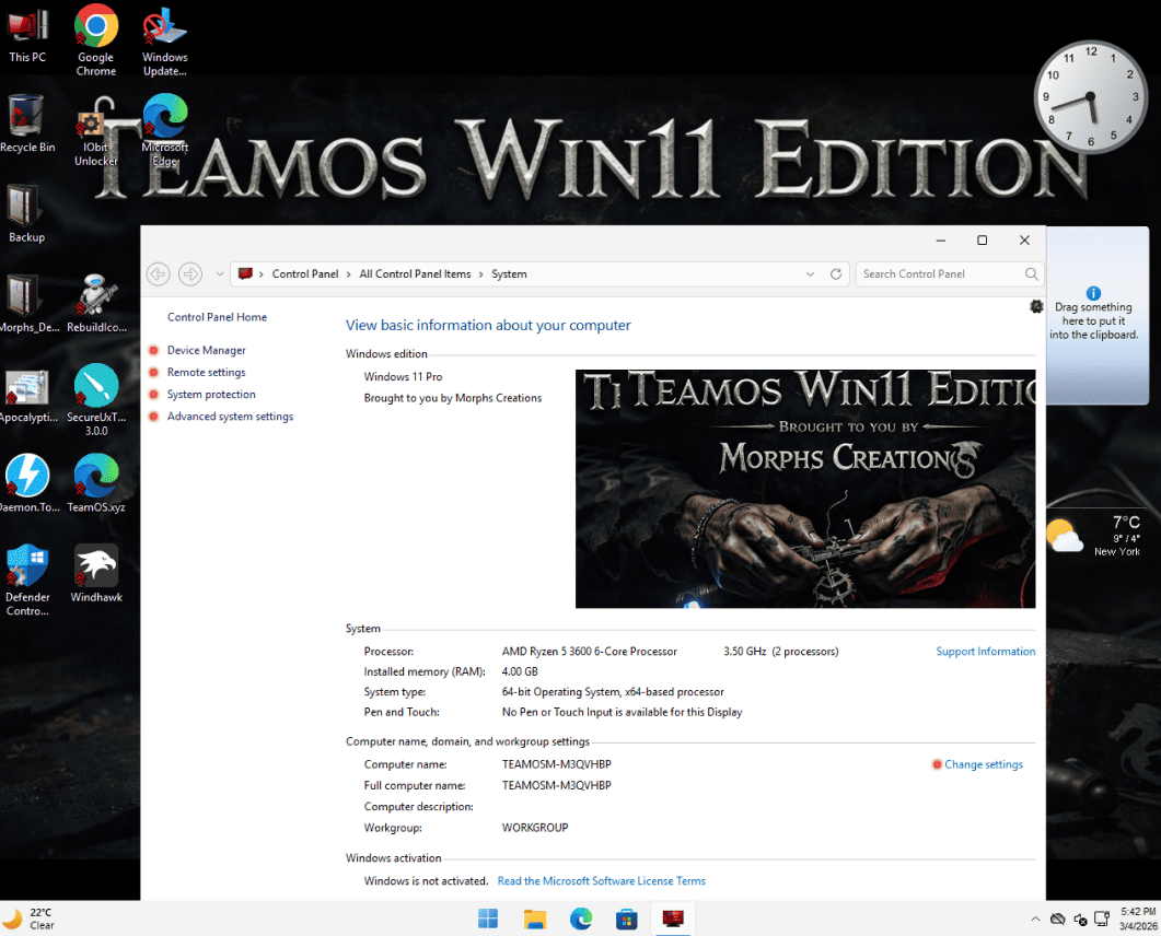 Morphs Win11 Apocalyptic Poison - Windows 11 26H1 Pro Lite 9 3zdkm
