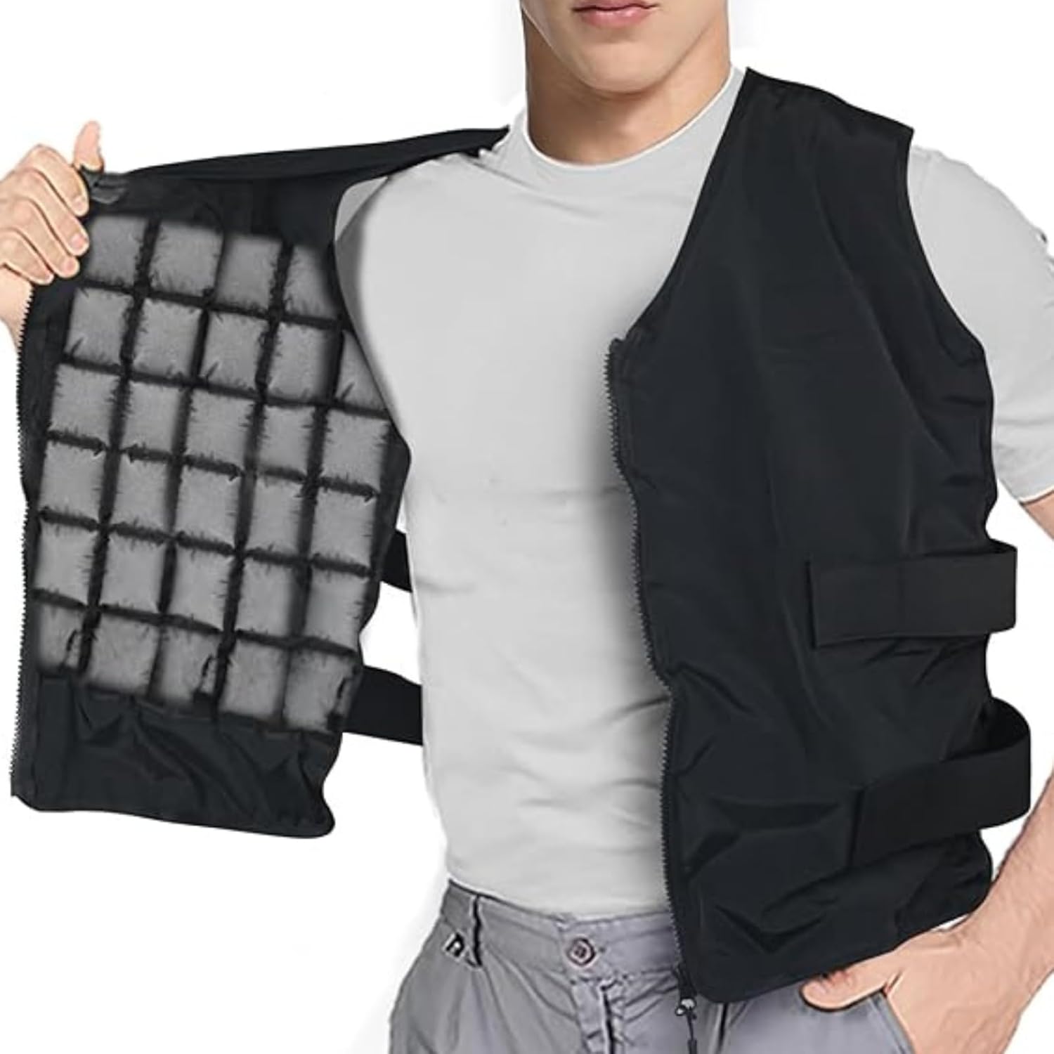 MR.ICE Cooling Vest for Men & Women - Adjustable Ice Vest for