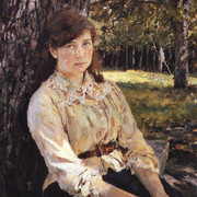 Девушка освещенная солнцем (Портрет М Я Симонович) 1888