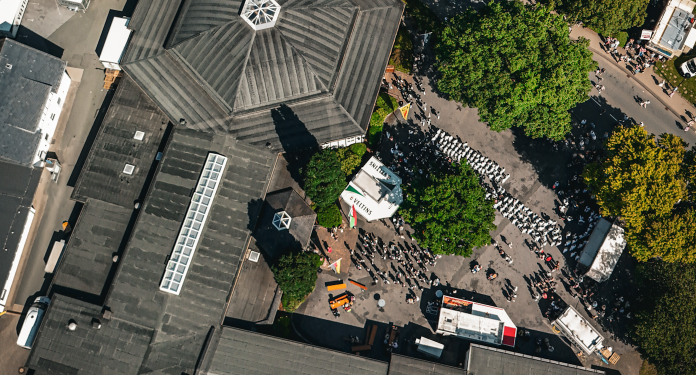 Event Luftaufnahme
