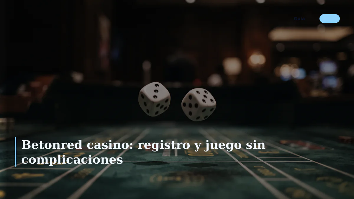Betonred casino: registro y juego sin complicaciones