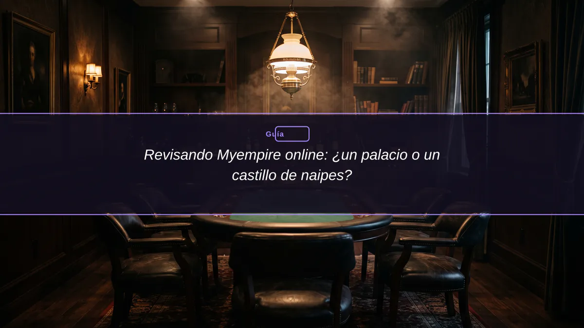 Revisando Myempire online: ¿un palacio o un castillo de naipes?