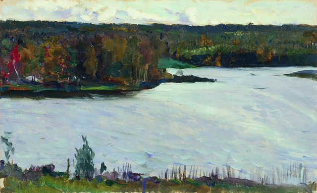 Пейзаж с рекой 1911