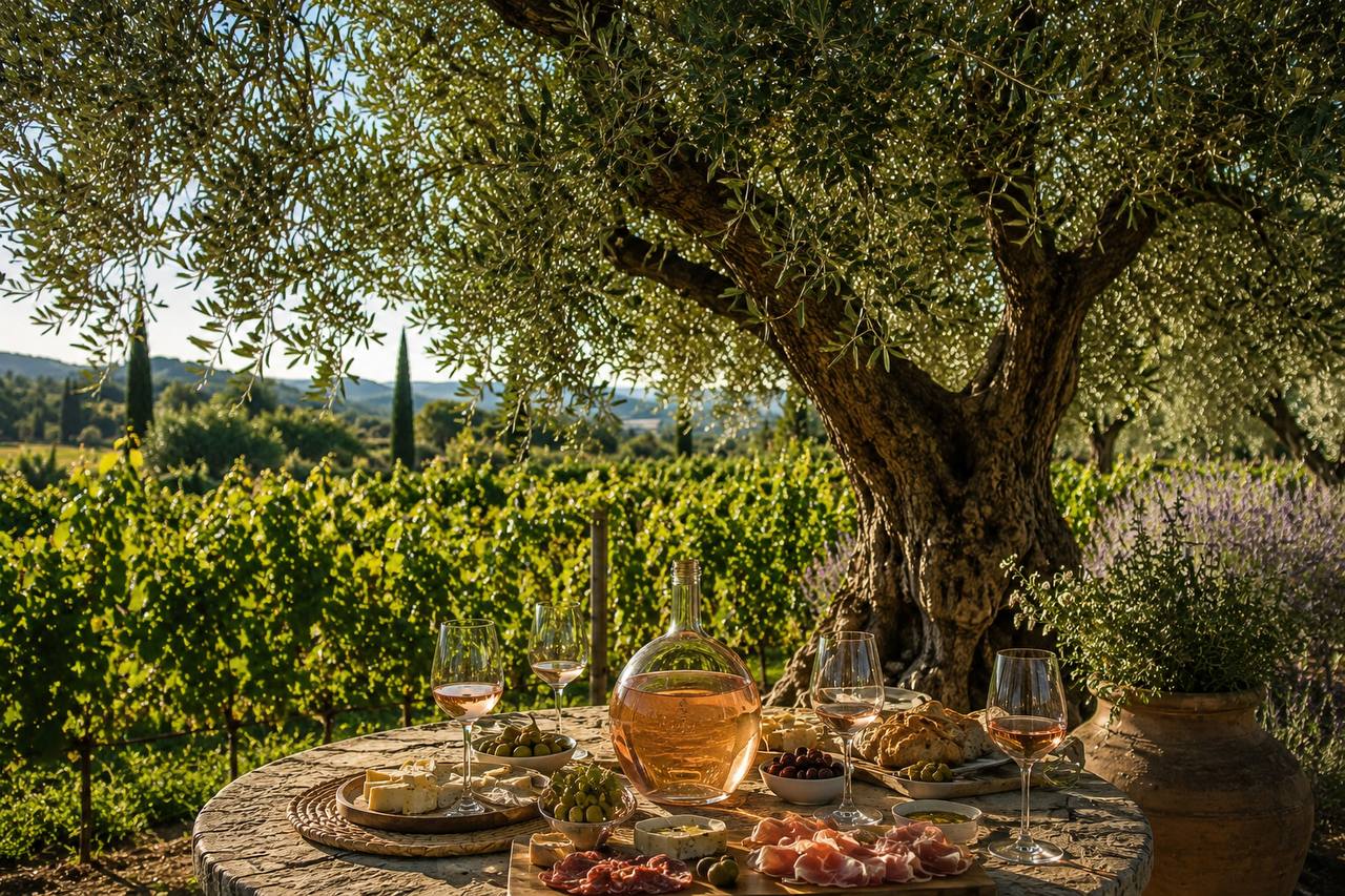 Vineyard picnic Provence