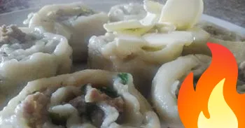 Постер Ленивые пельмени "Мясные розы"