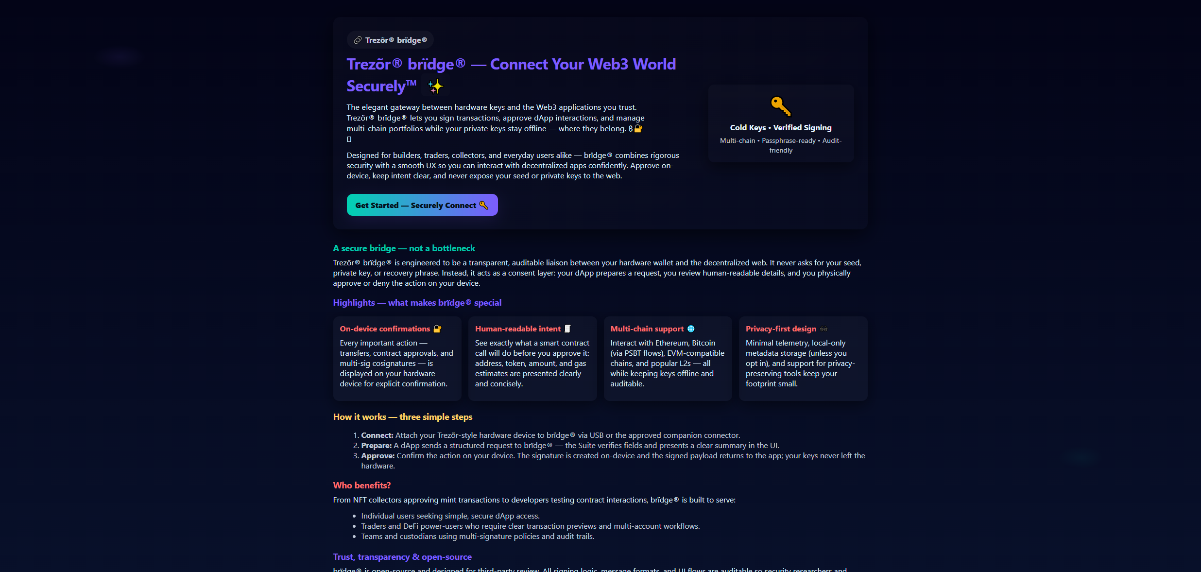 Stored capture of web-trezur-bridge.pages.dev