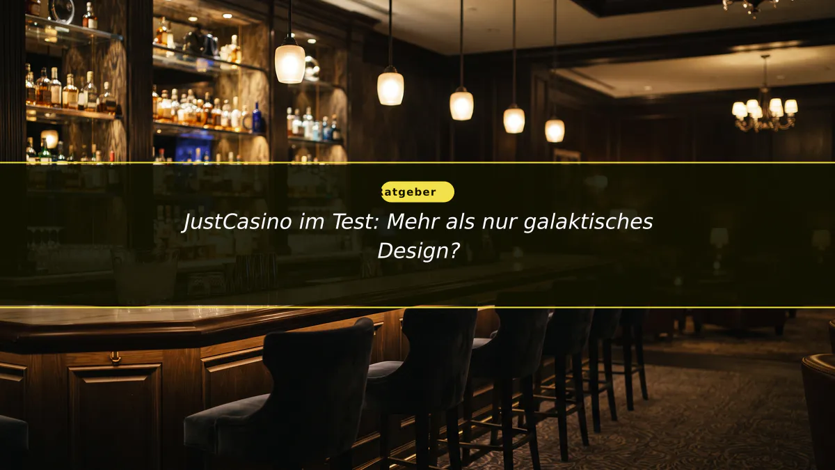 JustCasino im Test: Mehr als nur galaktisches Design?