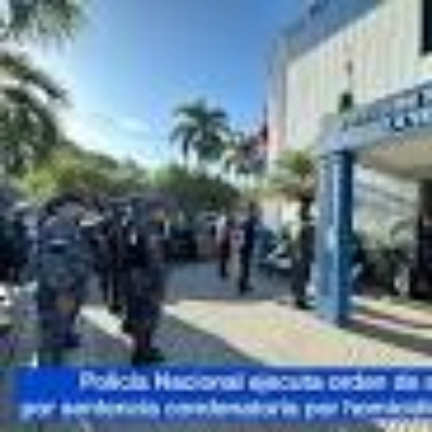 Vocera de la Dirección Regional La Vega informa sobre resultados de acciones policiales.   .