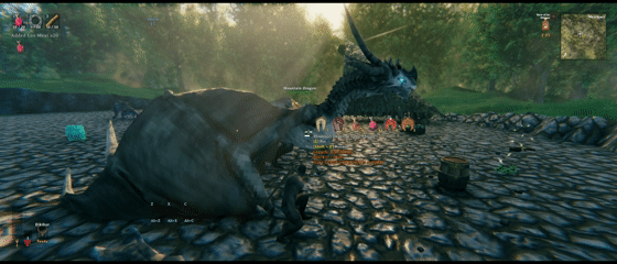 Feeding a juvenile creature to accelerate growth