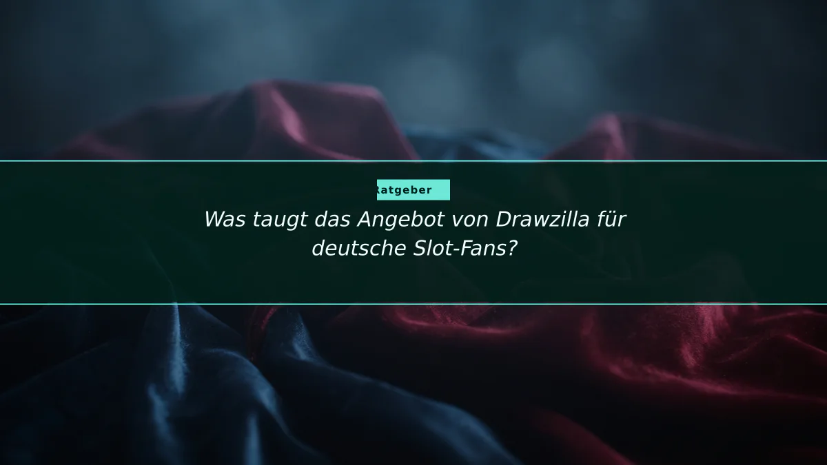 Was taugt das Angebot von Drawzilla für deutsche Slot-Fans?