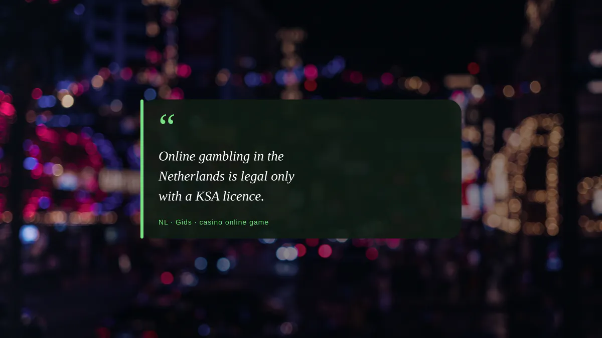 Casino online game: zo pak je het legaal en slim aan