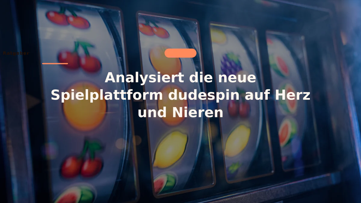 Analysiert die neue Spielplattform dudespin auf Herz und Nieren