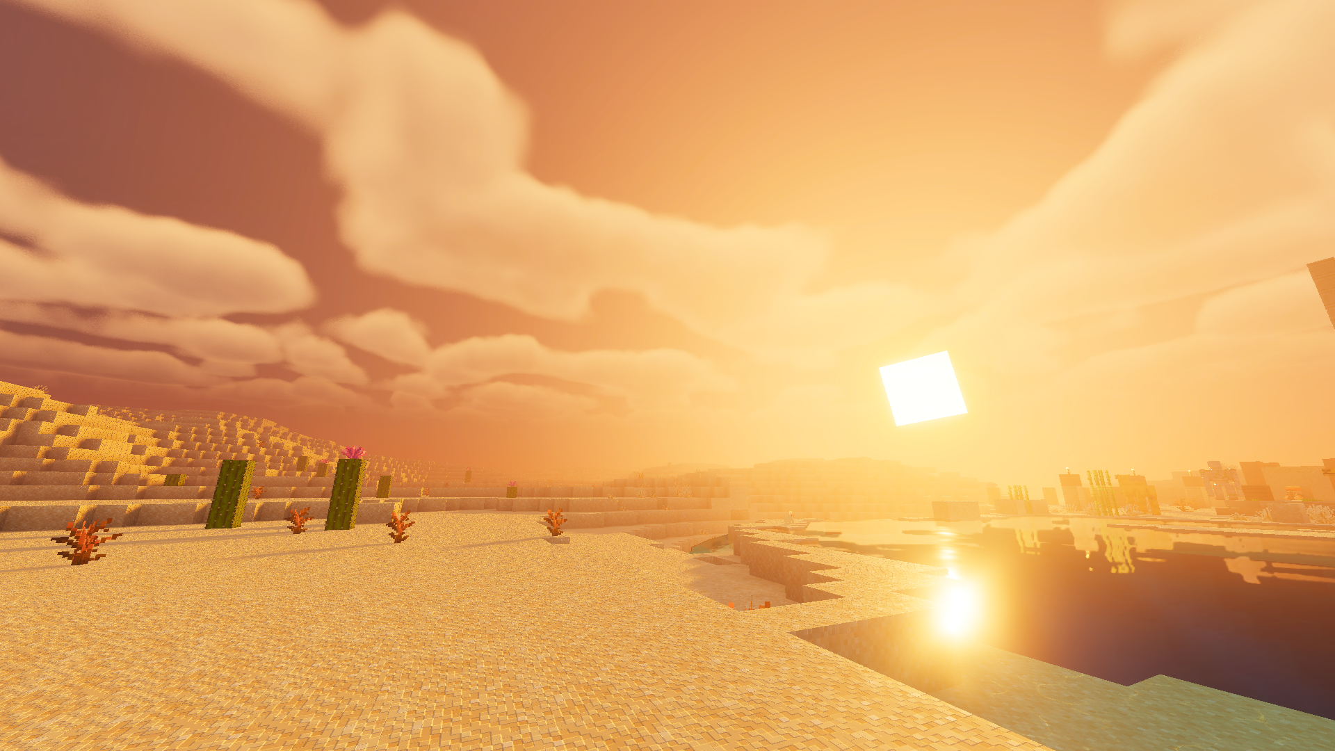 Desert Sunset Sun