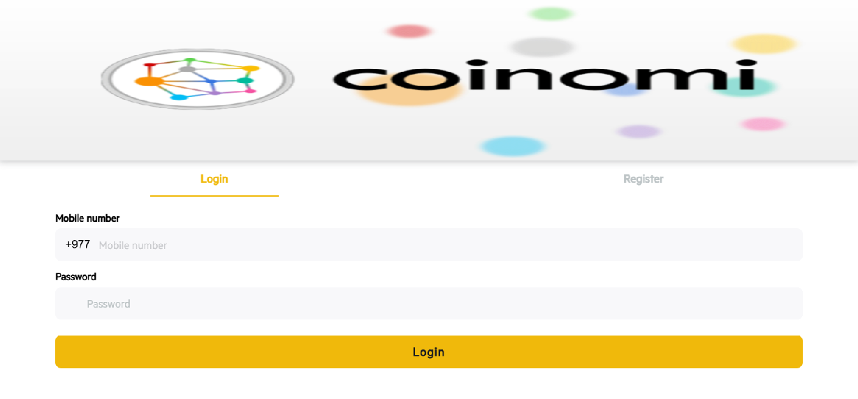 Stored capture of coinomii.icu
