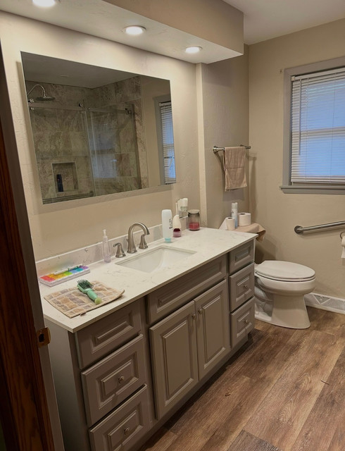 Accessible Bath Solutions completed bathroom project in the Fox Valley
