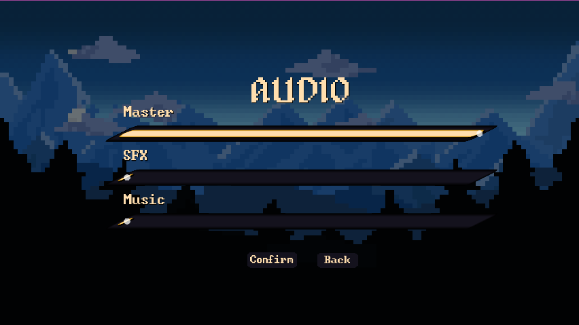 Audio Menu