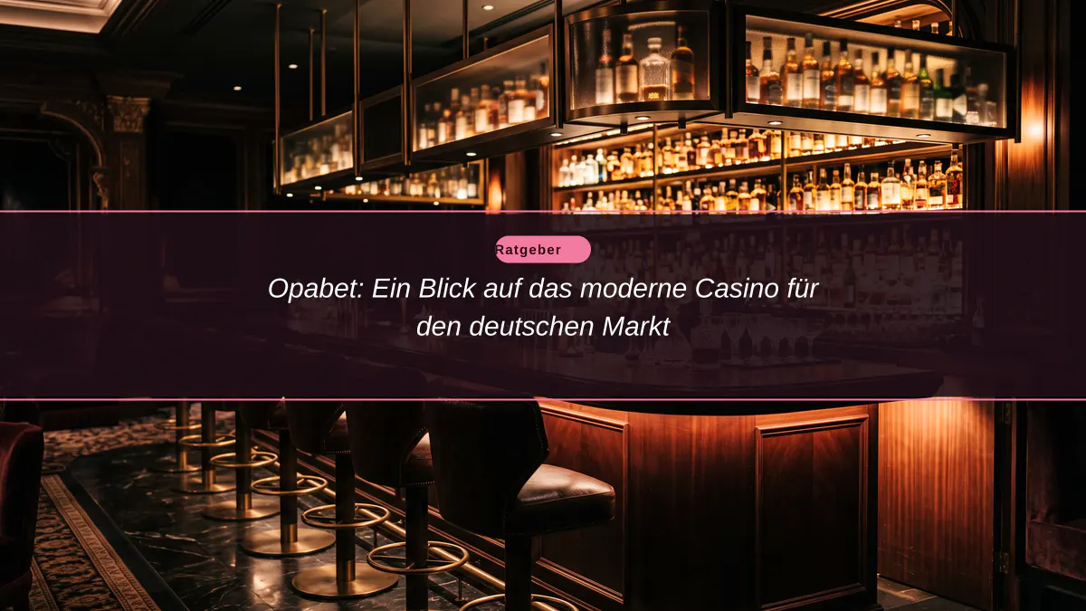 Opabet: Ein Blick auf das moderne Casino für den deutschen Markt