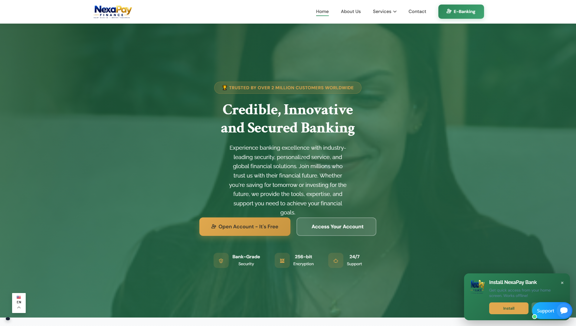Stored capture of nexapayfinance.com