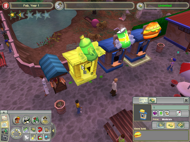 ZT2 Early Foodstand Restored model Alpha Prototype before beta and final version 2 2004