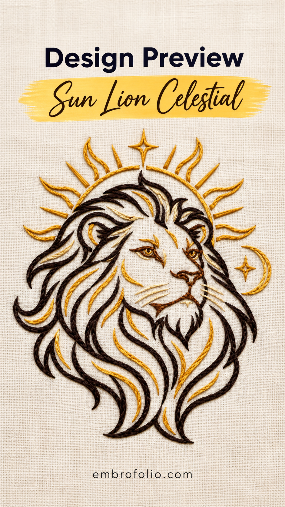 Sun Lion Celestial Pinterest image preview