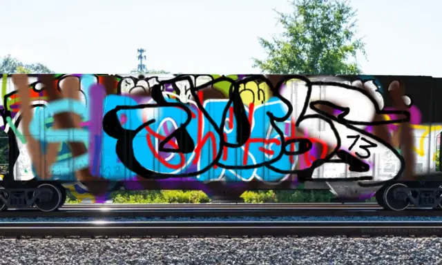 Graffiti artwork by JUBS13