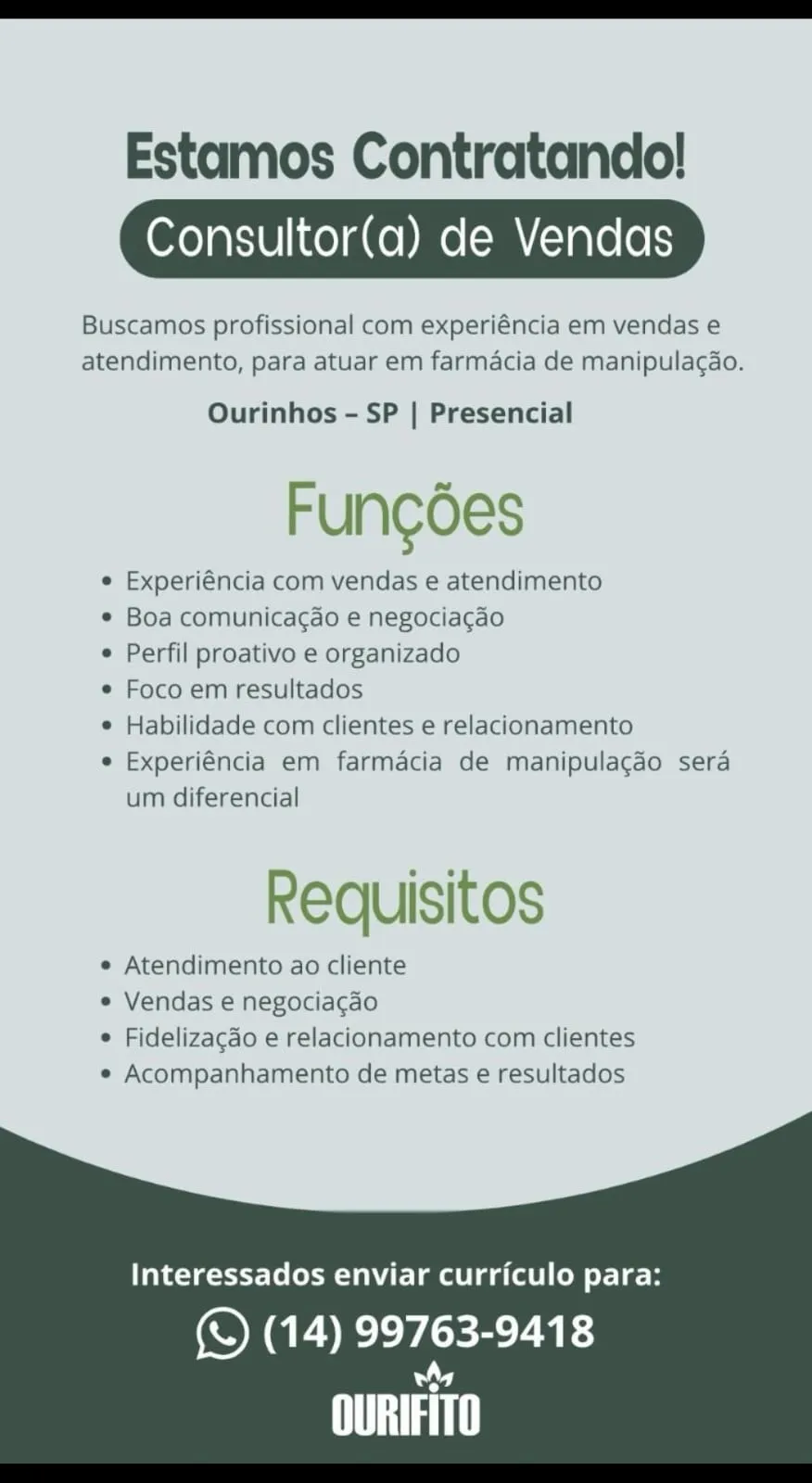 Consultor De Vendas