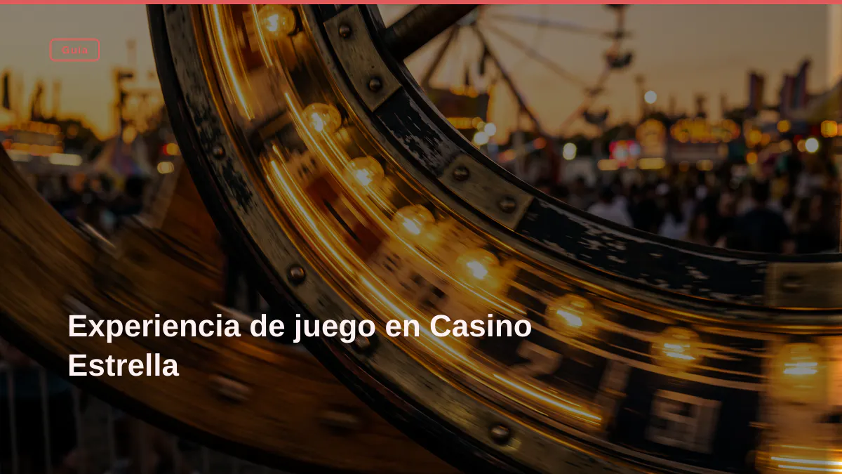 Experiencia de juego en Casino Estrella